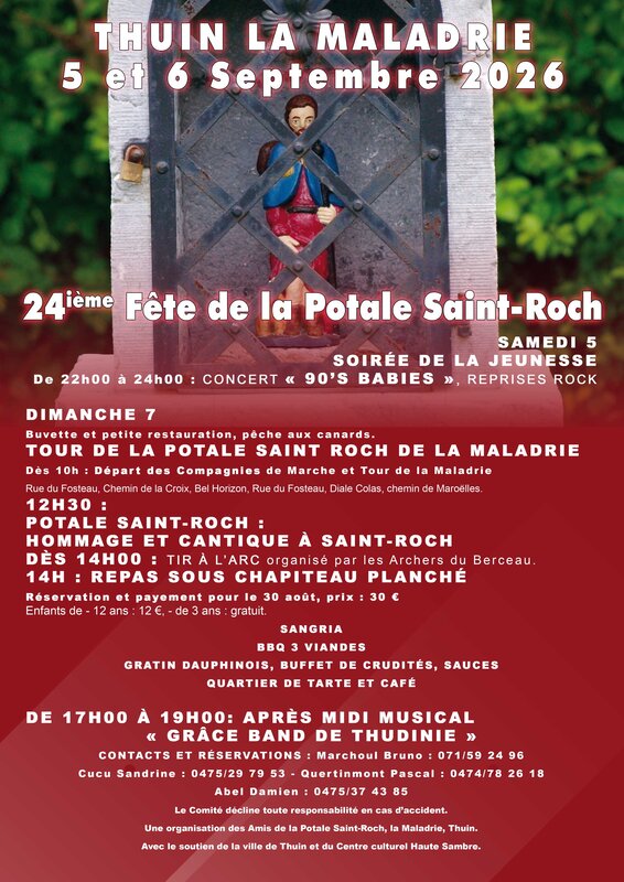 Loisirs 24ème fête la Potale Roch.