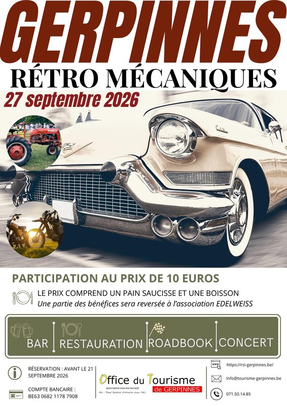Expositions Gerpinnes Rétro Mécaniques