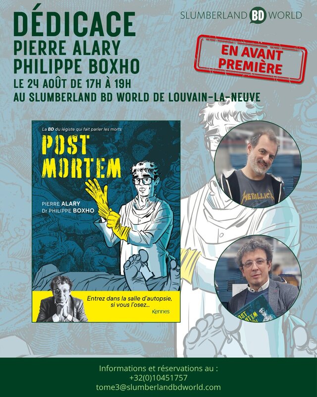 Conférences Philippe Boxho Pierre Alary dédicace