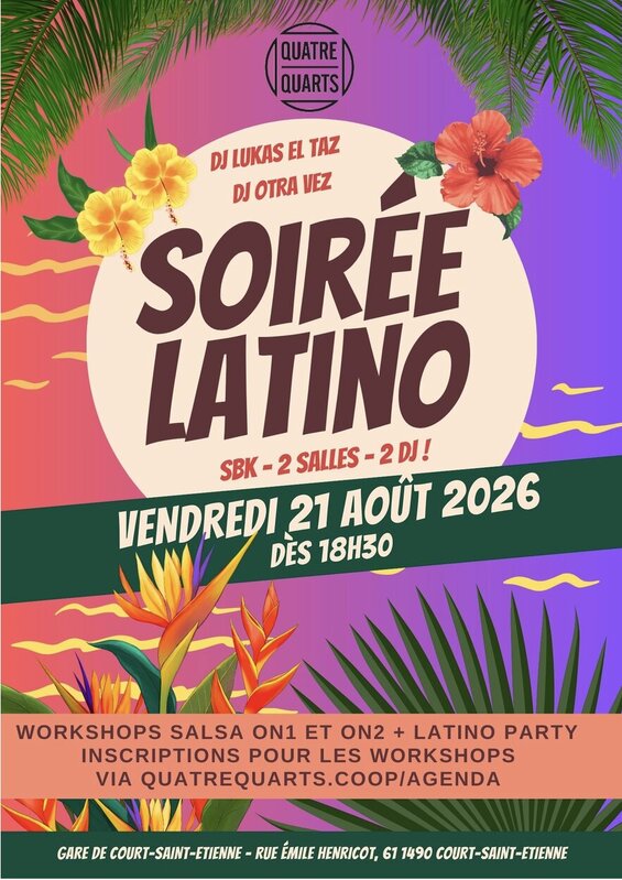 Soirées Soirée latino : 2 salles, 2 ! + Workshops