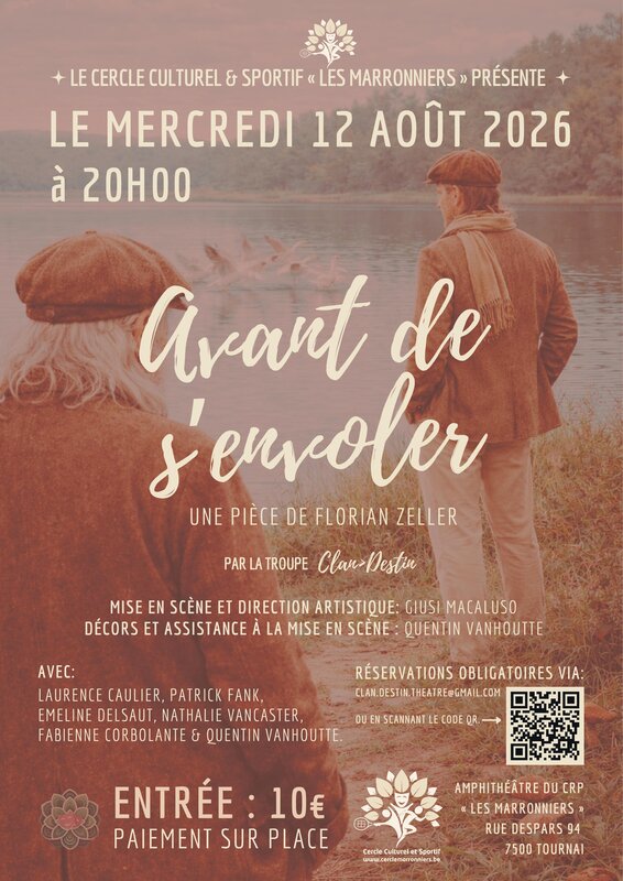 Spectacles Avant s envoler Florian Zeller