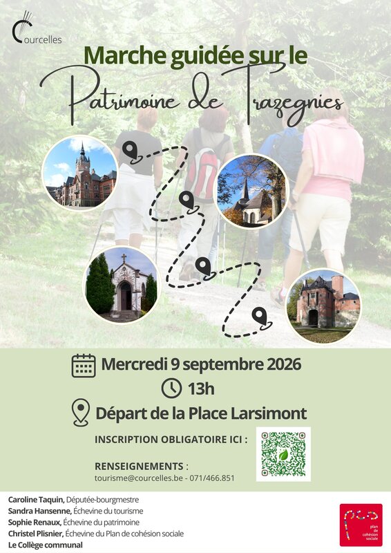 Loisirs Marche guidée le patrimoine Trazegnies
