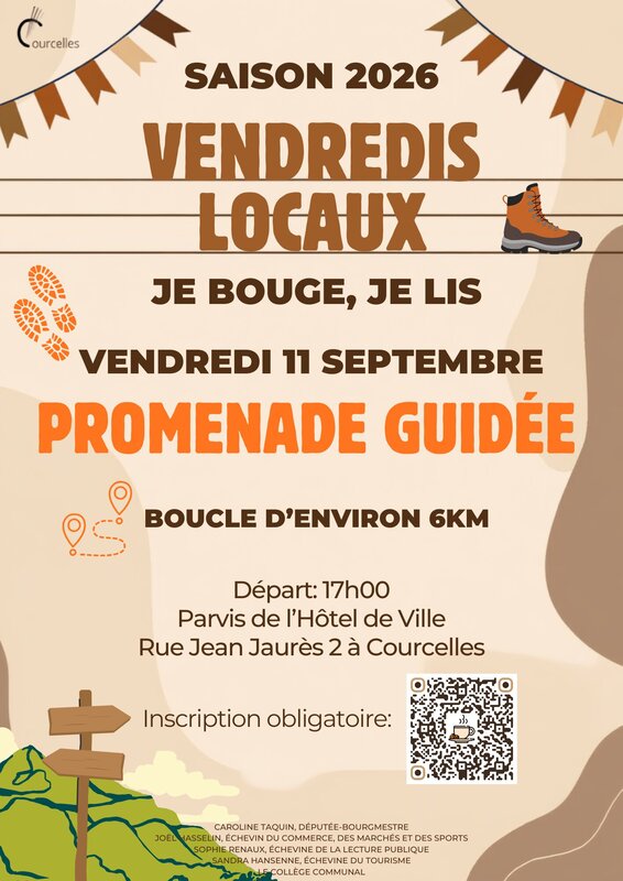 Loisirs Promenade guidée Vendredis Locaux