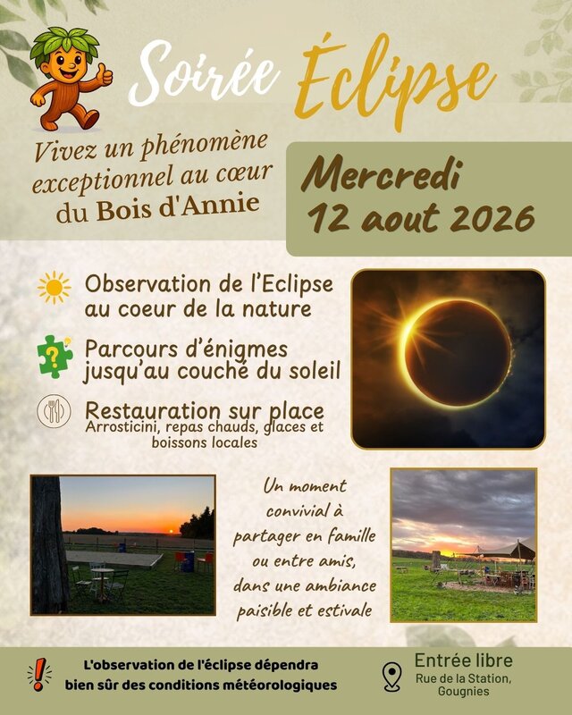 Soirées Soirée Eclipse solaire bois d Annie