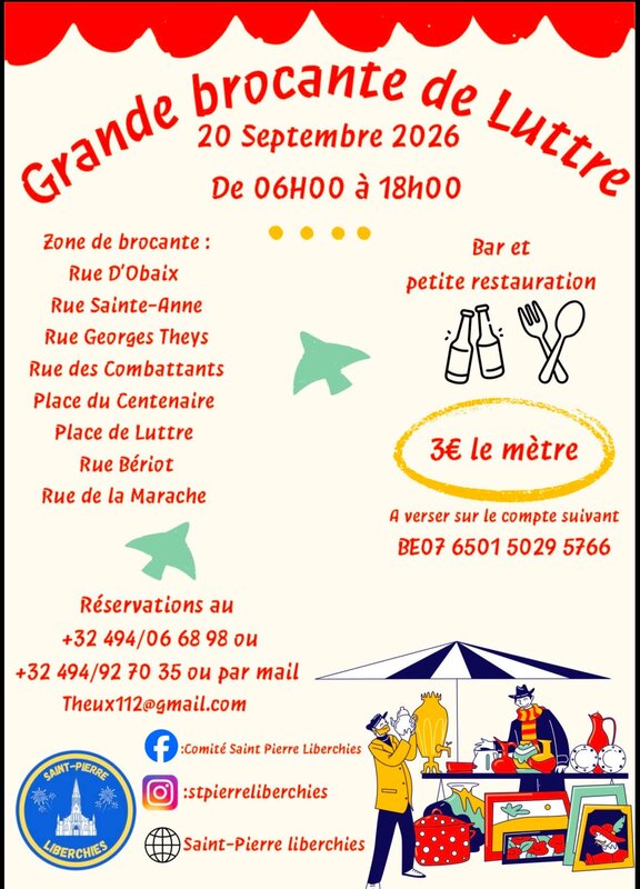  Grande brocante Luttre