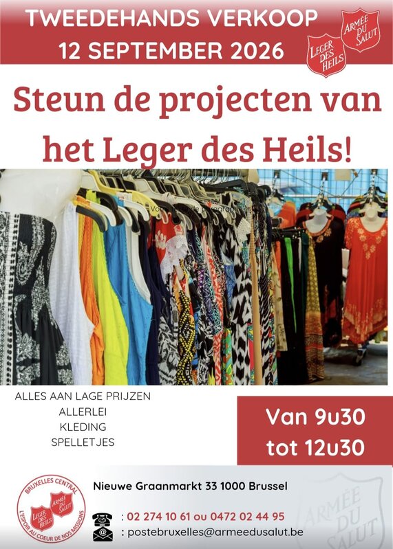  Grande vente mensuelle monthly sale Tweedehands verkoop