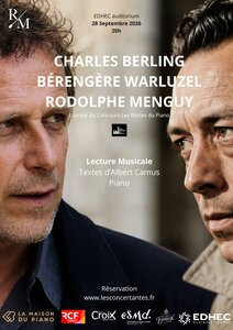Concerts Charles Berling Camus