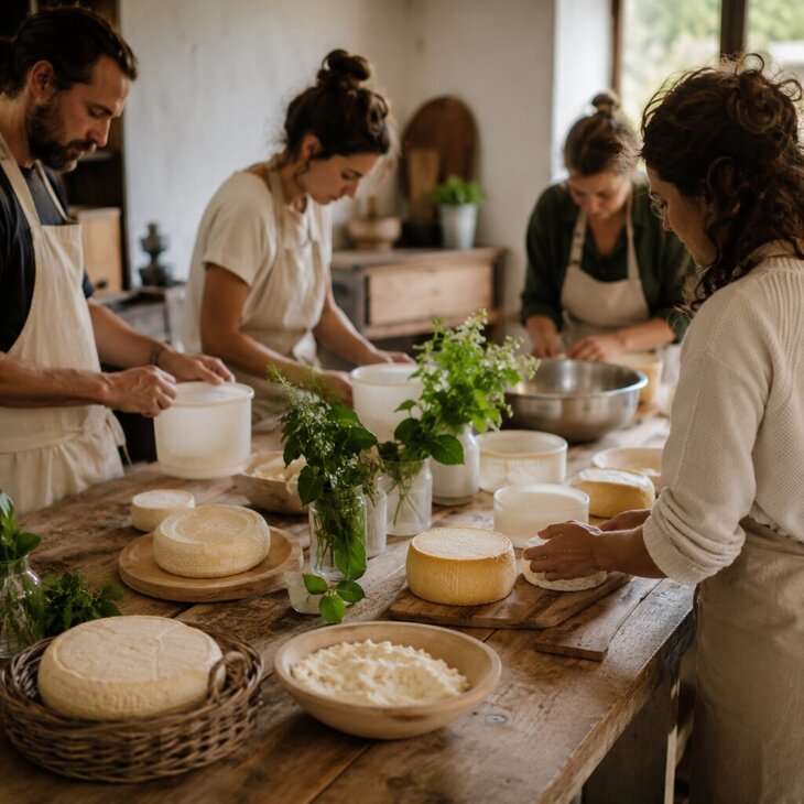 Conférences Atelier: préparation fromage