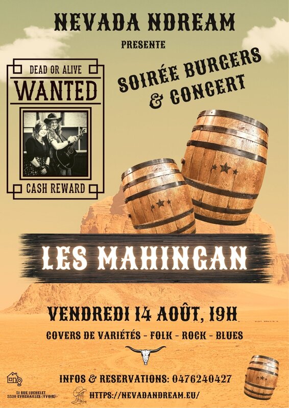 Concerts Les Mahingan live acoustic - Burger rando