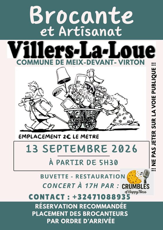  Brocante Villers-la-loue