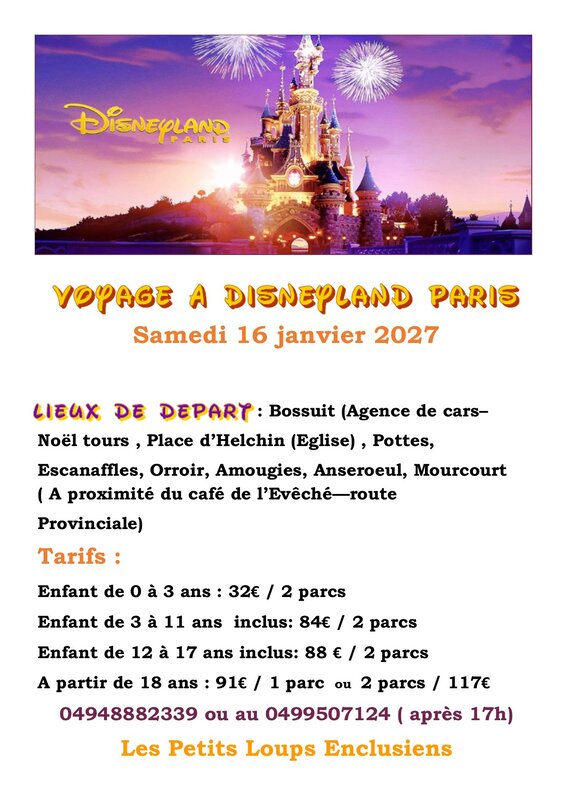 Excursions, séjours Voyage Disneyland Paris