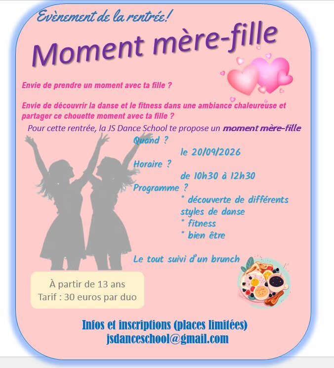 Stages,cours Moment mère-fille