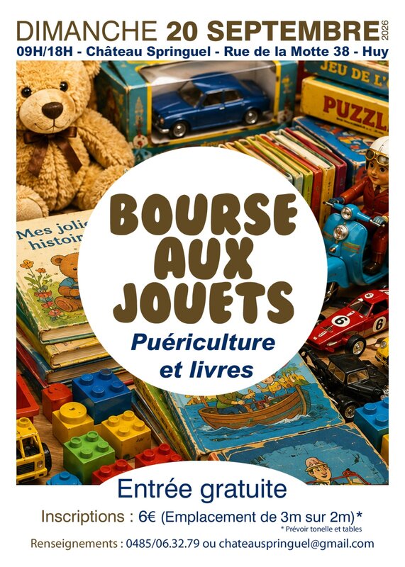 Loisirs Bourse jouets, puériculture & livres Château Springuel