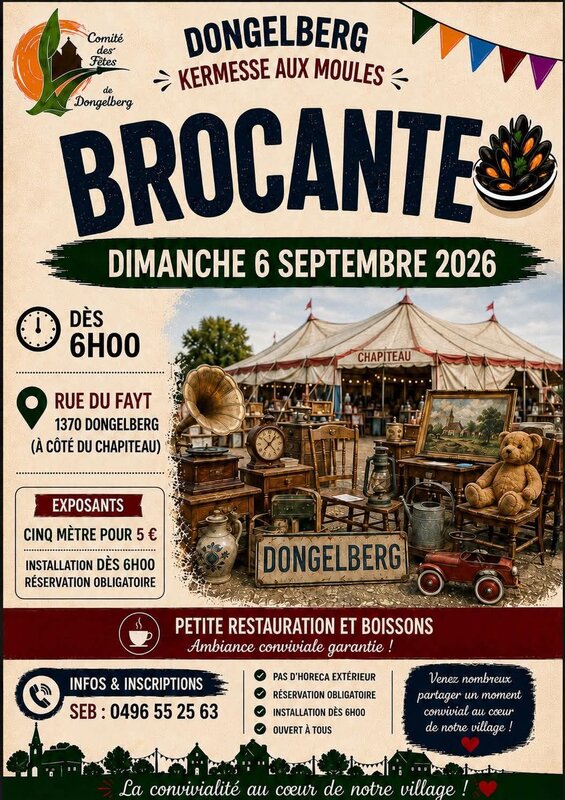  Grande Brocante la kermesse moules