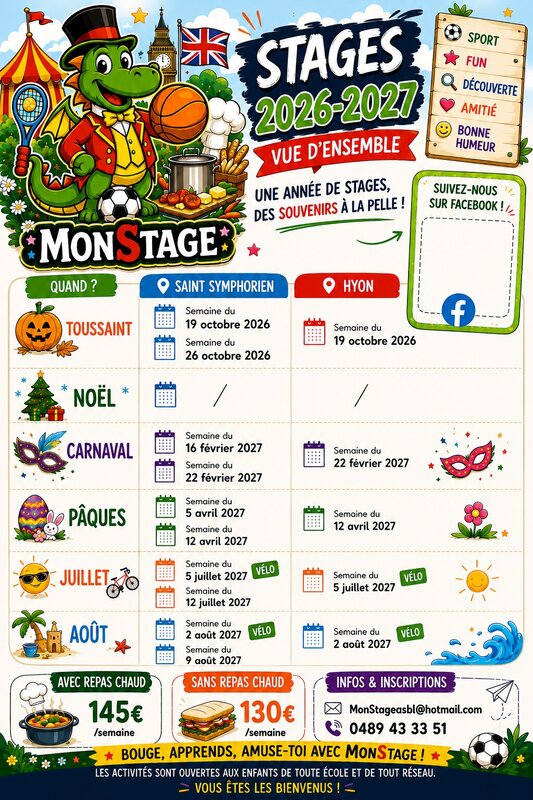 Stages,cours Activités culturelles, sportives artistiques