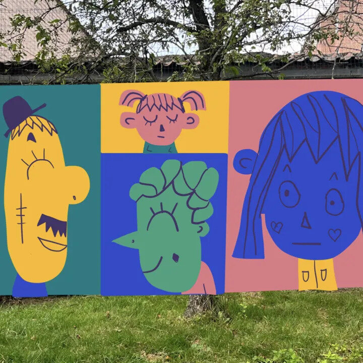 Stages,cours Quartier couleur : fresque participative