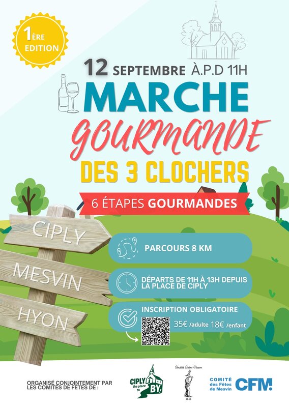 Loisirs Marche gourmande 3 clochers