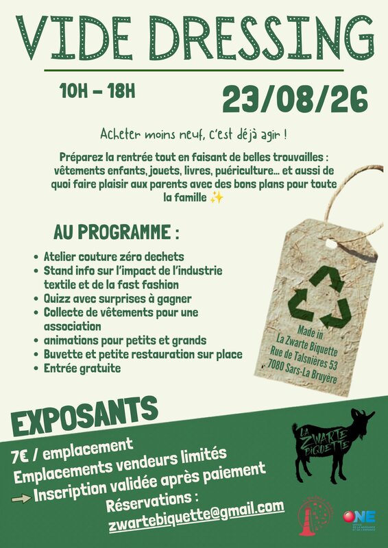 Loisirs Vide-dressing spécial rentrée