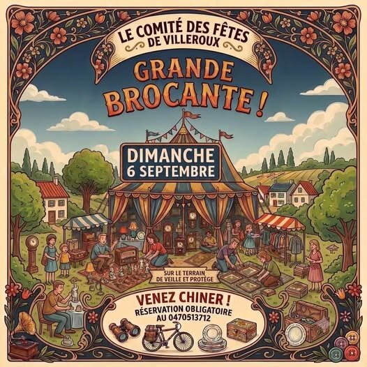 Brocante la Kermesse Villeroux