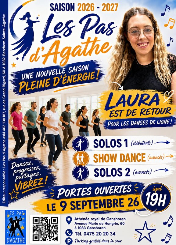 Loisirs Portes ouvertes - Reprise cours danses ligne