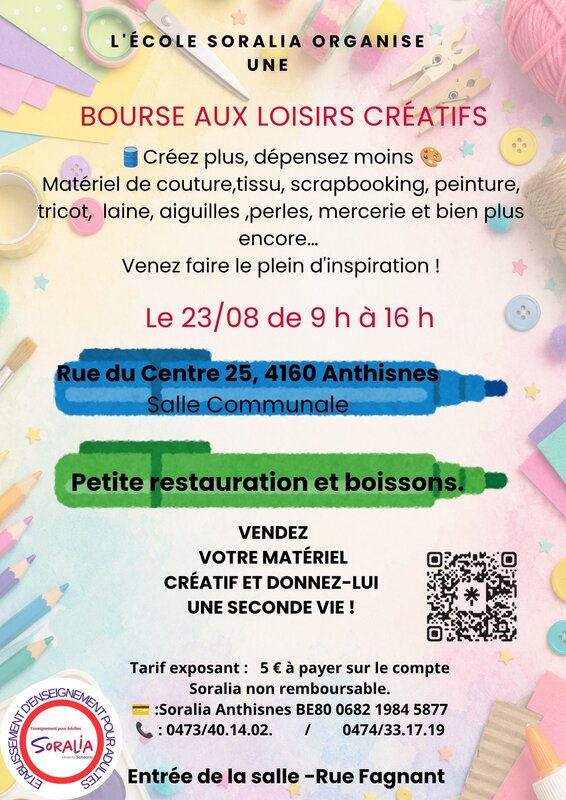 Loisirs Bourse loisirs créatifs