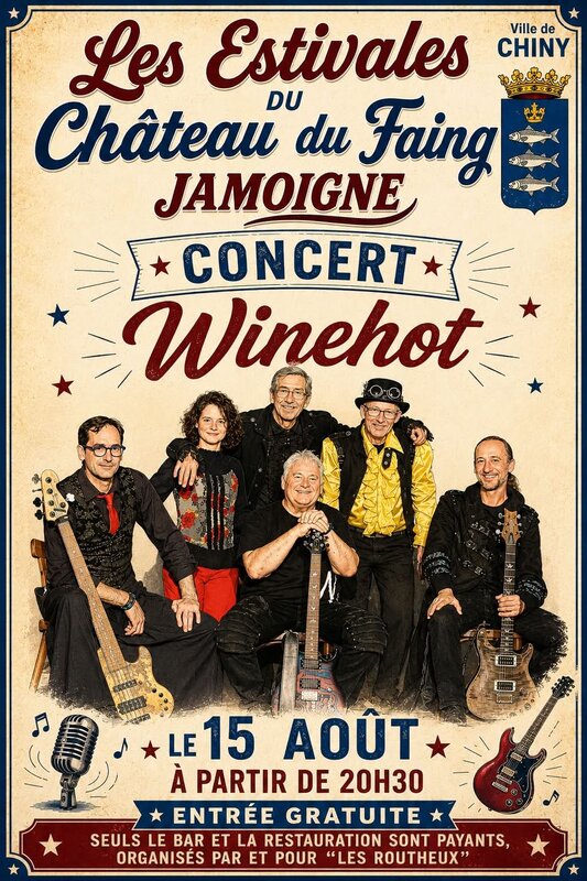 Concerts Concert WineHot dans cadre  Les Estivales Château Faing 