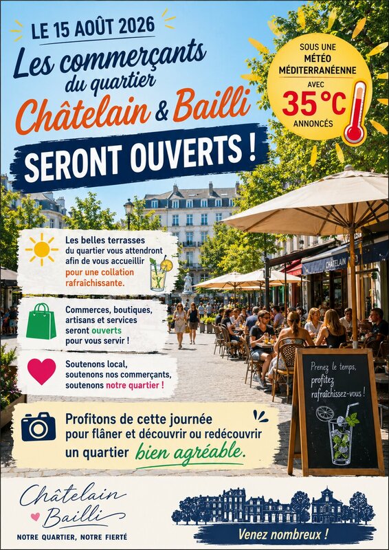 Loisirs ☀️ Quartier Châtelain & Bailli  Vous Attendent 