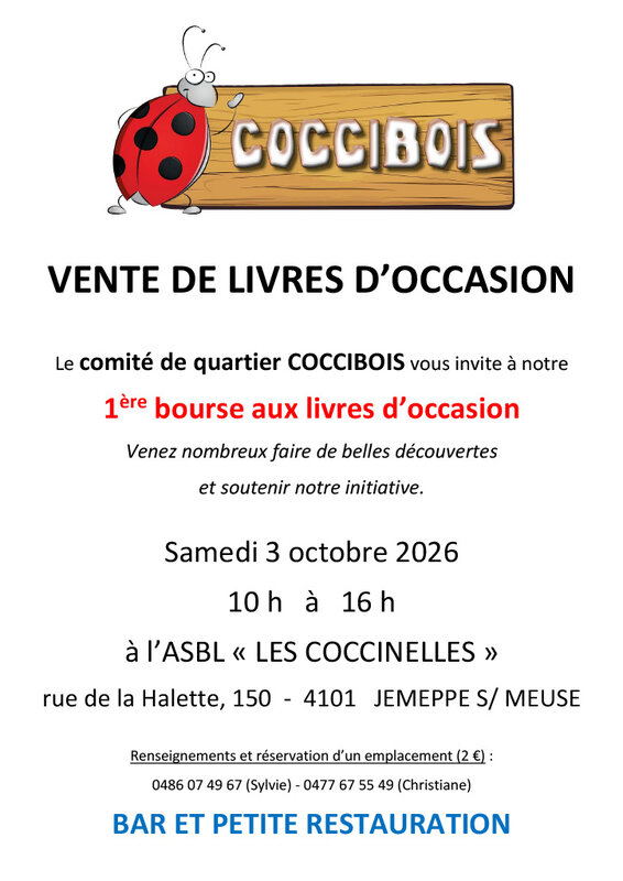 Loisirs 1ère bourse livres d occasio,