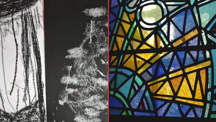 Stages,cours Parenthèse créative  lumière ombre  (Techniques mixtes / Fr-nl-en)