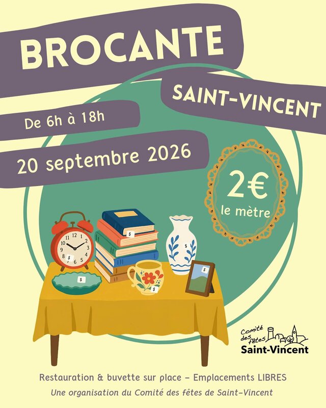  Brocante Saint-Vincent