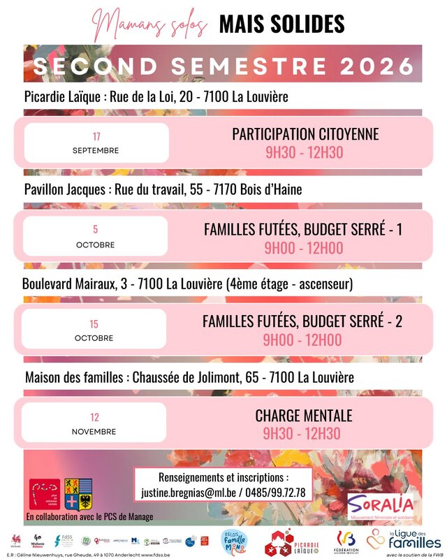 Conférences Relais Familles Mono Louvière - Participation citoyenne