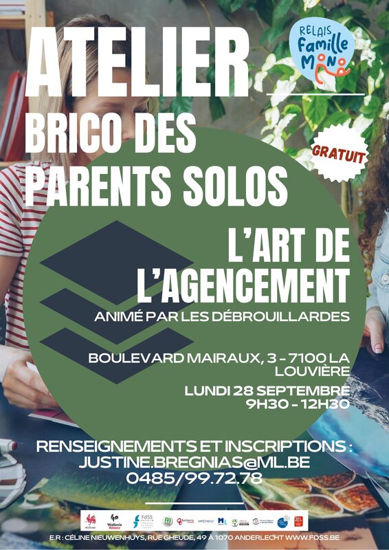 Stages,cours Relais Familles Louvière - L art l agencement