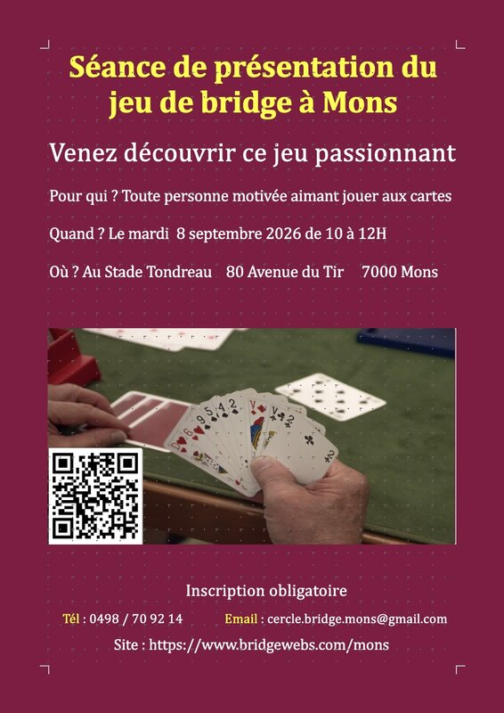 Loisirs Présentation jeu bridge