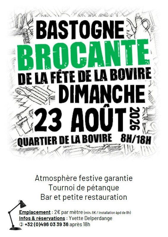  Brocante la fête la Bovire