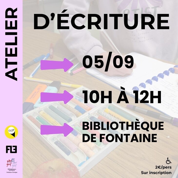 Stages,cours Atelier d écriture