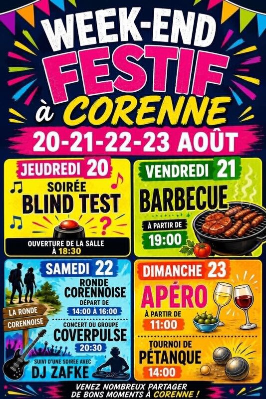 Loisirs Corenne fête
