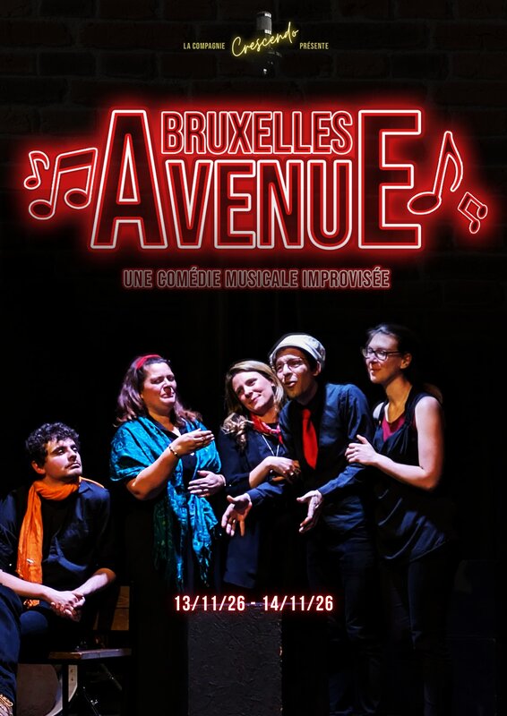 Spectacles Bruxelles Avenue, comédie musicale improvisée