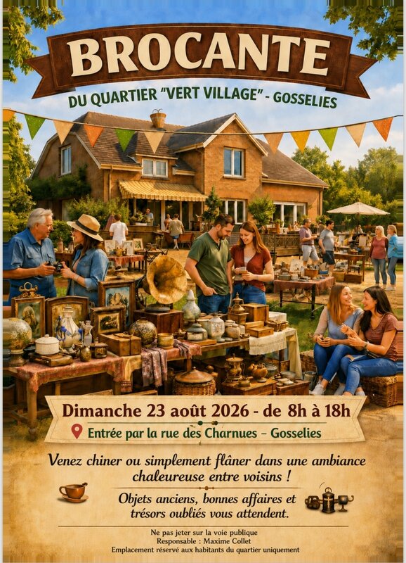  Brocante vert village