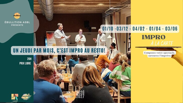 Spectacles Impro la carte 