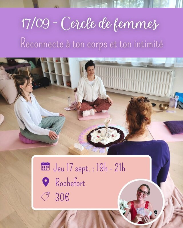 Stages,cours Cercle femmes & reconnexion corps