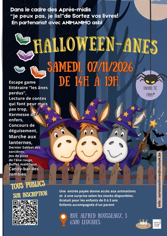Loisirs Halloween-ânes (après-midi Halloween la ferme)