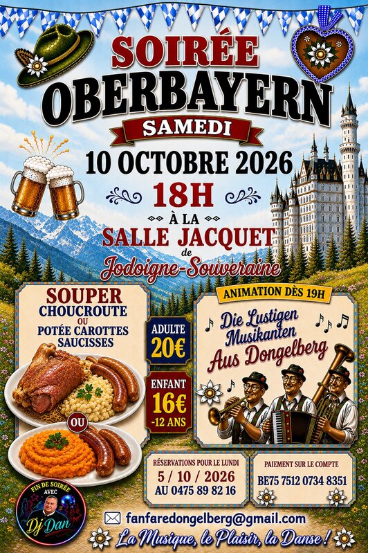 Soirées Soirée Oberbayern - Ambiance Bavaroise