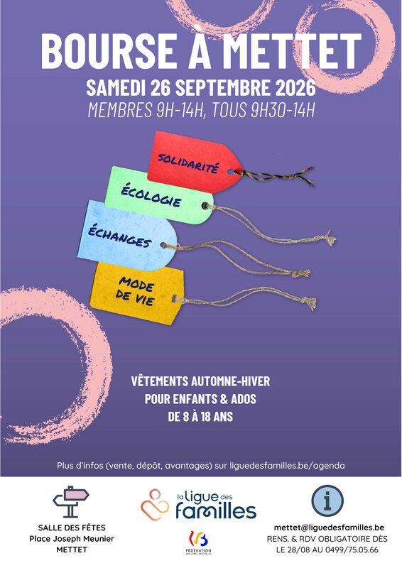 Loisirs Bourse vêtements 8ans- 18ans Automne-hibver