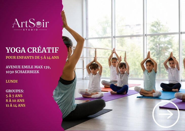 Stages,cours Yoga créatif pour enfants