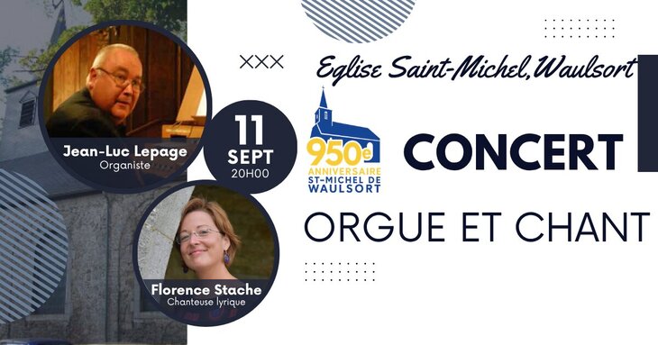 Concerts Concert orgue chant l occasion 950 anniversaire l église