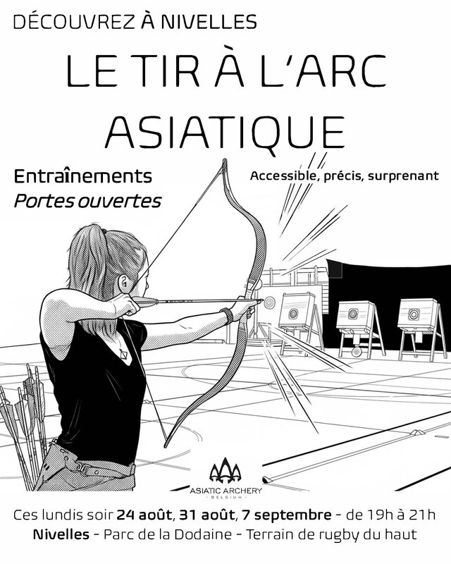 Soirées 3 Entraînements Portes Ouvertes pour découvrir tir l’arc asiatique