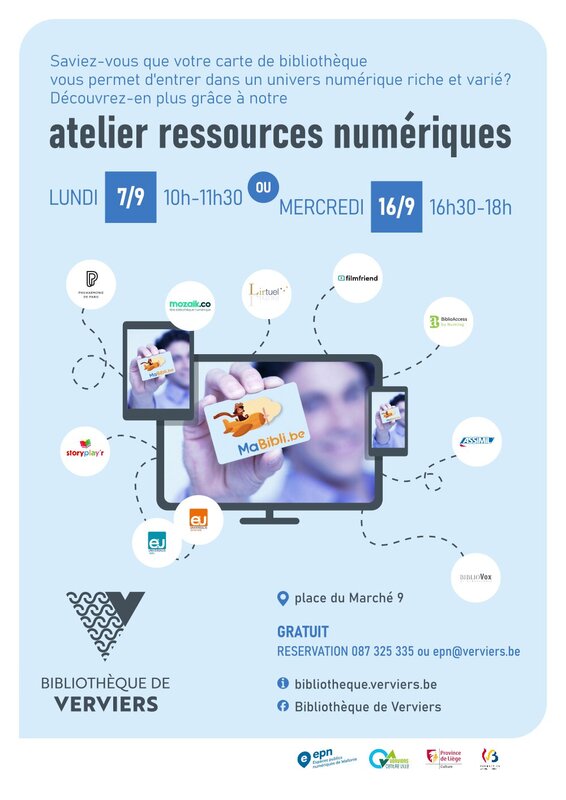 Stages,cours Atelier ressources numériques
