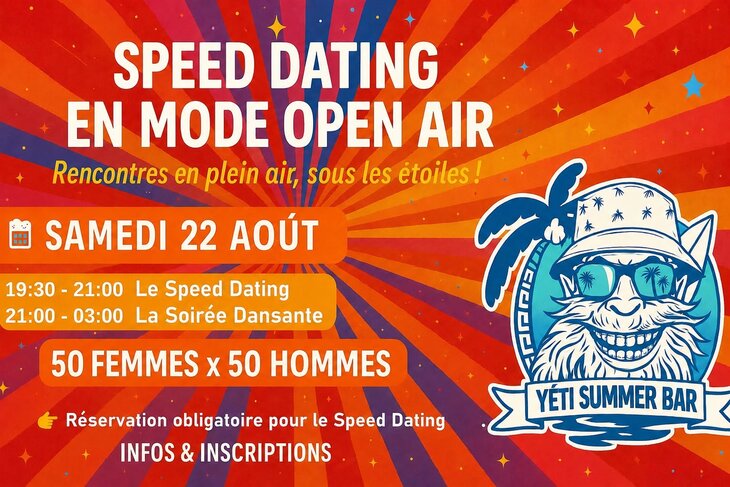 Loisirs Speed dating hommes - femmes) soiree dansante