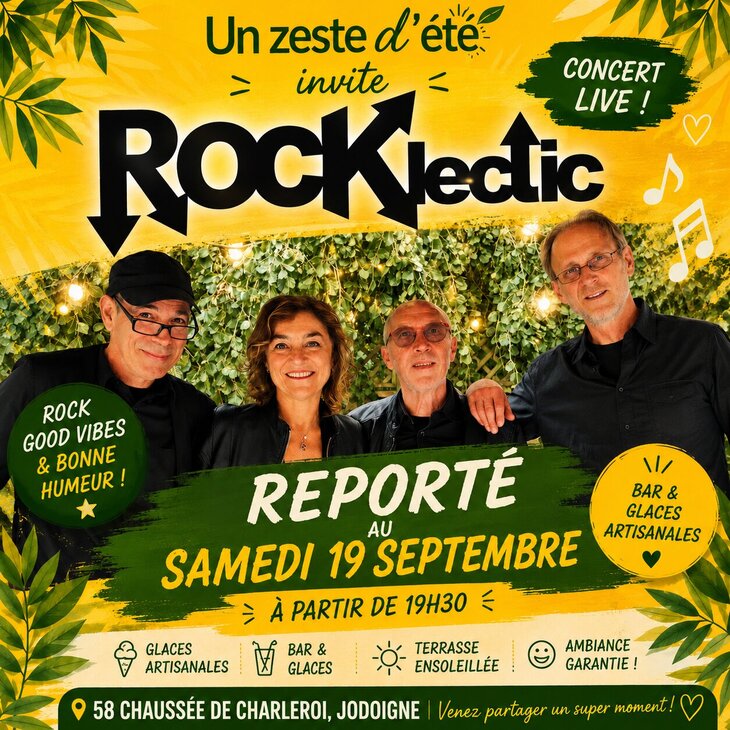 Concerts Rockletic Concert Live Un Zeste d Été 