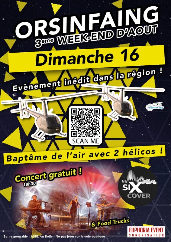 Loisirs Fête Orsinfaing baptême l air